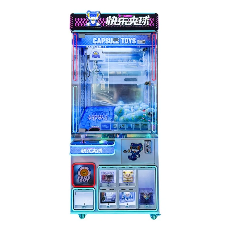 Prize Capsule Toy Machine - Kapselspielzeug-Greifautomat: Münzbetriebener Gachapon-Automat für Spielhallen mit