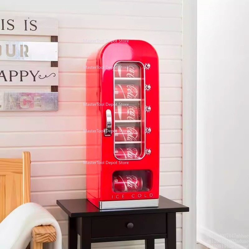Arcade Ticket Machine - Mini-Verkaufsautomat, 10 Dosen, Pop-up, kleiner Kühlschrank