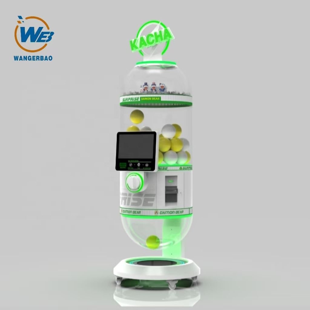 Prize Capsule Toy Machine - Wangerbao Anpassbare elektronische Gacha-Maschine in rosa