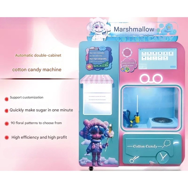 Automatischer Zuckerwatte-Verk – Candy Vending Machine Bewertung und Preis