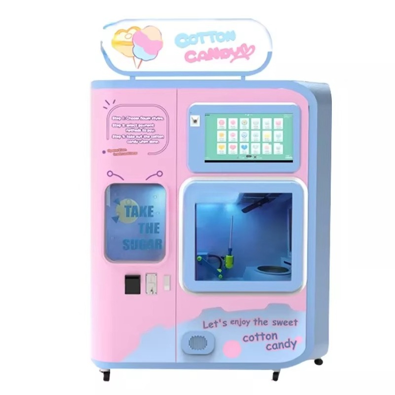 Vollautomatischer Zuckerwatte- – Candy Vending Machine Bewertung und Preis